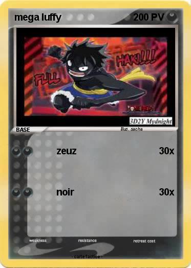 Pokemon mega luffy