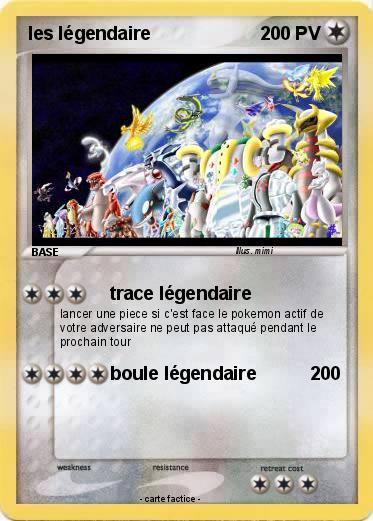 Pokemon les légendaire