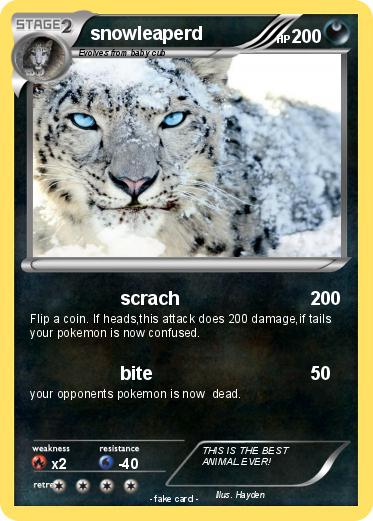 Pokemon snowleaperd