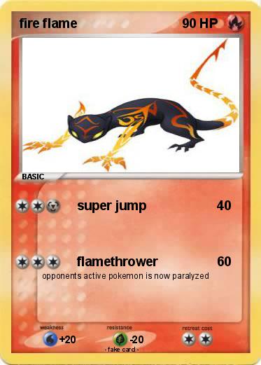Pokemon fire flame