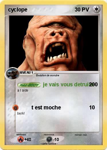 Pokemon cyclope