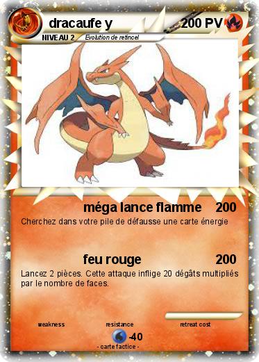 Pokemon dracaufe y
