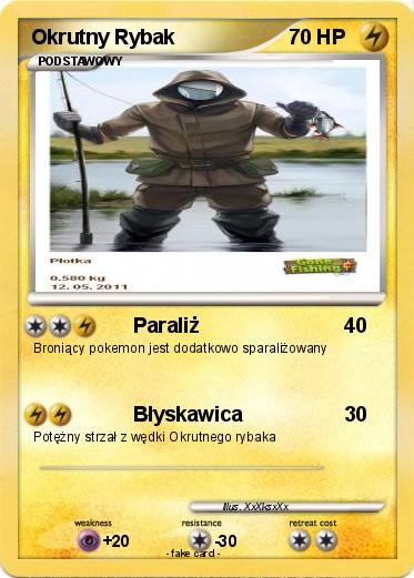 Pokemon Okrutny Rybak