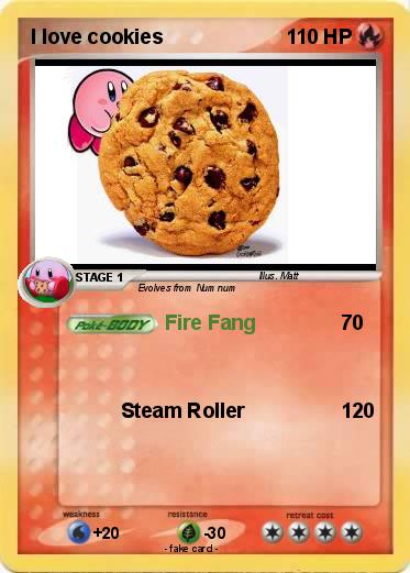 Pokemon I love cookies