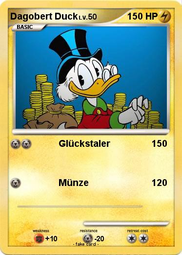 Pokemon Dagobert Duck