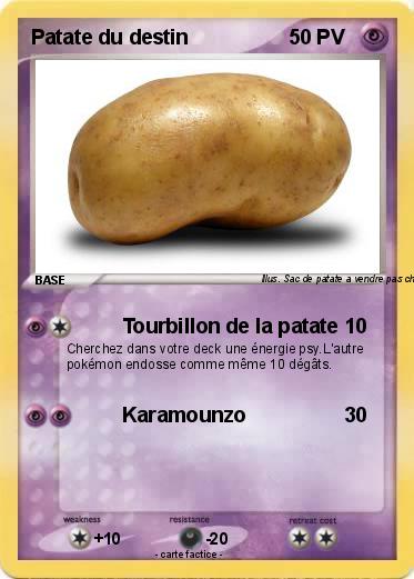 Pokemon Patate du destin