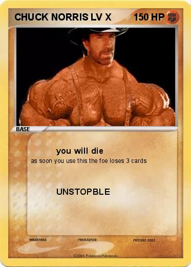 Pokemon CHUCK NORRIS LV X