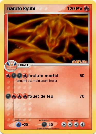 Pokemon naruto kyubi