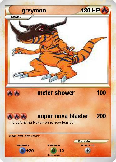 Pokemon greymon
