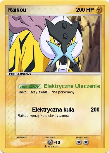 Pokemon Raikou