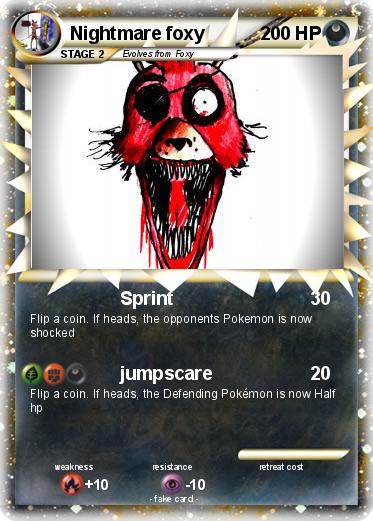 Pokemon Nightmare foxy