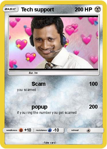 Pokemon Tech support