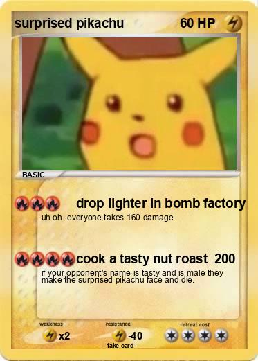 Pokemon surprised pikachu