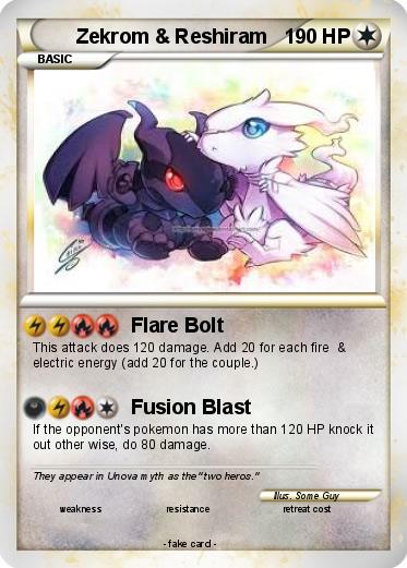 Pokemon Zekrom & Reshiram