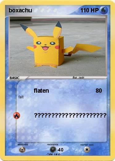 Pokemon boxachu