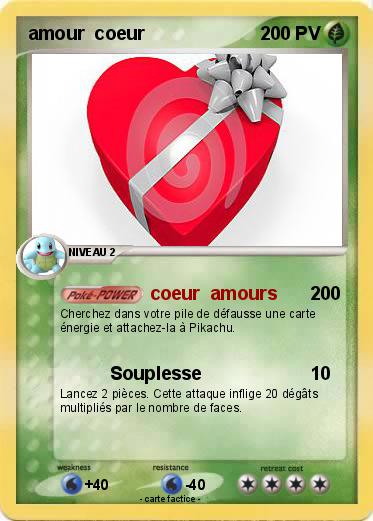 Pokemon amour  coeur