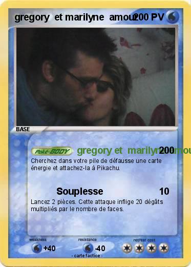 Pokemon gregory  et marilyne  amour