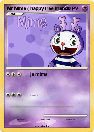 Pokemon Mr Mime ( happy tree friends )