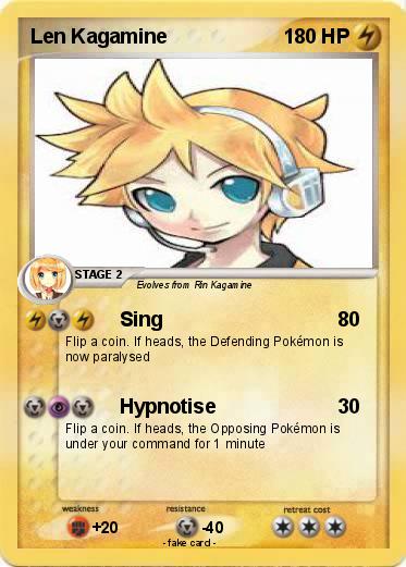 Pokemon Len Kagamine