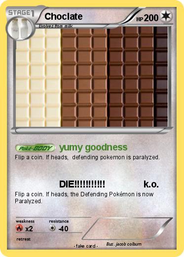 Pokemon Choclate