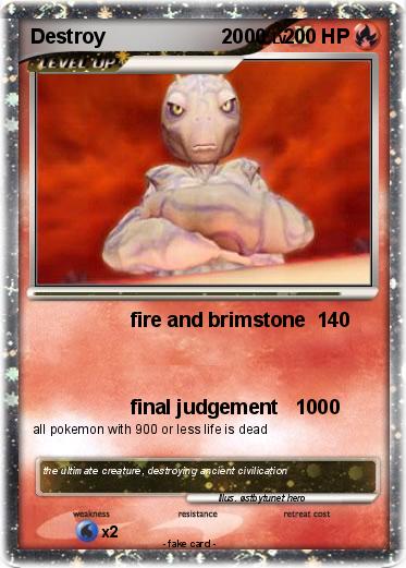 Pokemon Destroy                     2000