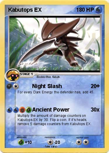 Pokemon Kabutops EX