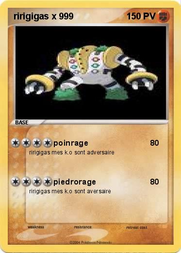 Pokemon ririgigas x 999