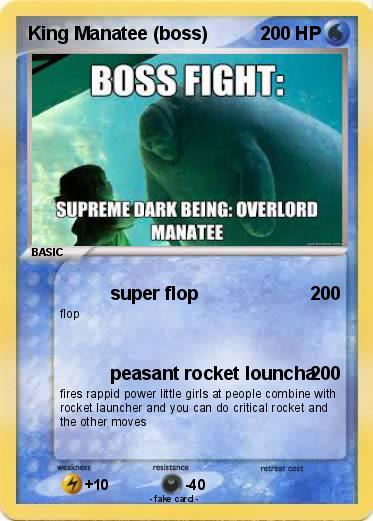 Pokemon King Manatee (boss)