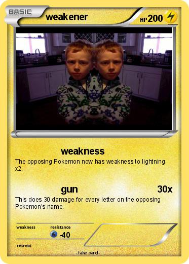 Pokemon weakener