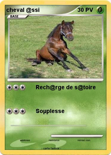 Pokemon cheval @ssi