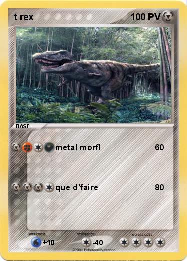 Pokemon t rex