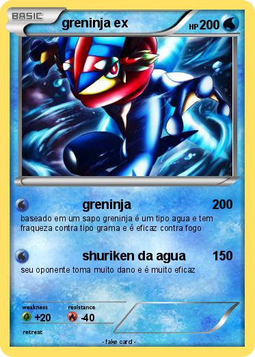 Pokemon greninja ex