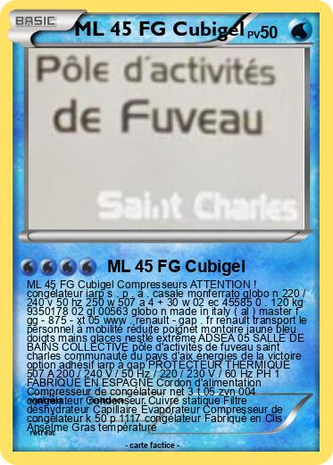 Pokemon ML 45 FG Cubigel