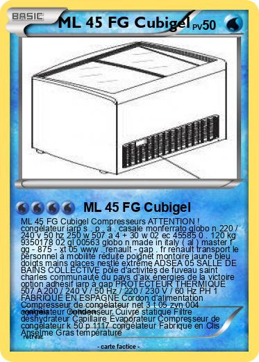 Pokemon ML 45 FG Cubigel