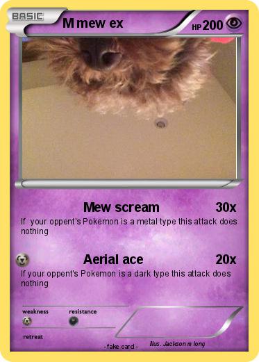 Pokemon M mew ex