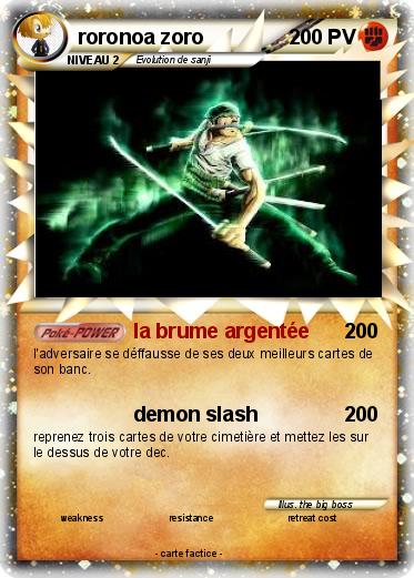 Pokemon roronoa zoro