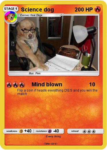 Pokemon Science dog
