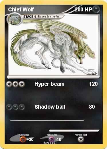 Pokemon Chief Wolf