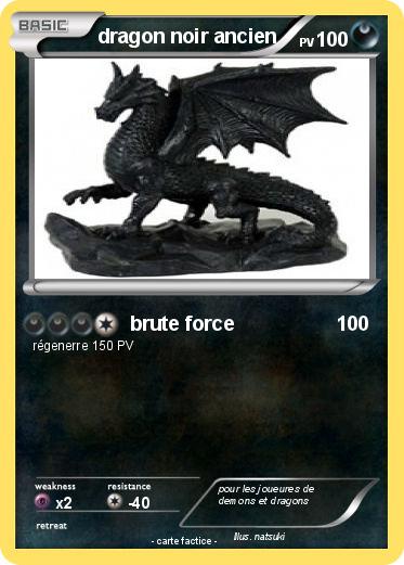 Pokemon dragon noir ancien