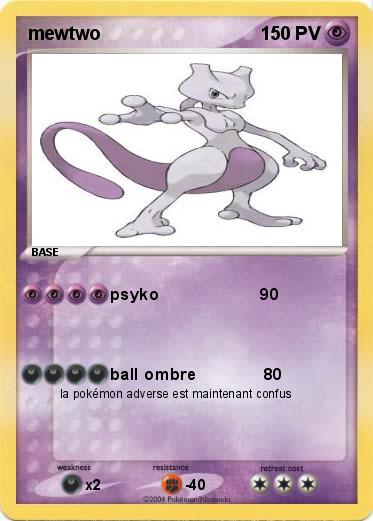 Pokemon mewtwo