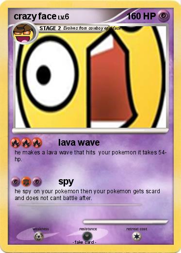 Pokemon crazy face