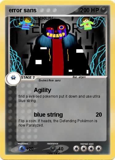 Pokemon error sans