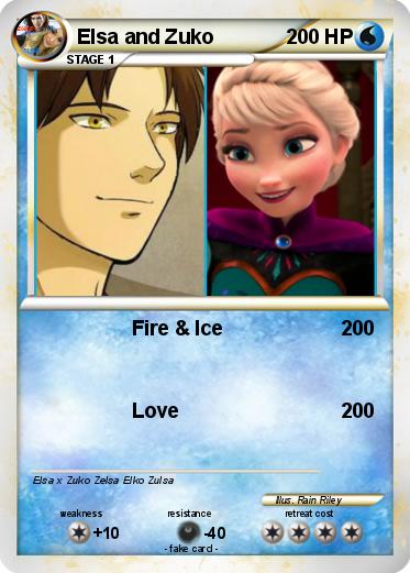 Pokemon Elsa and Zuko