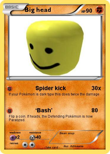 Pokemon Big head