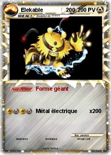 Pokemon Elekable               200