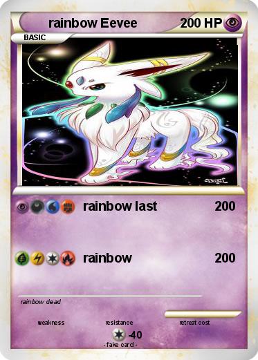 Pokemon rainbow Eevee