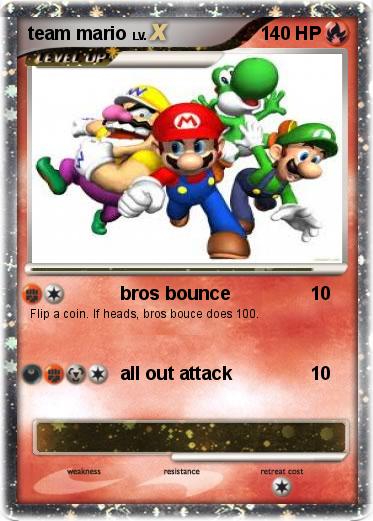 Pokemon team mario