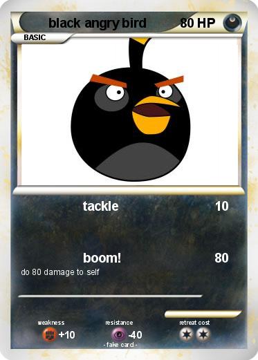 Pokemon black angry bird