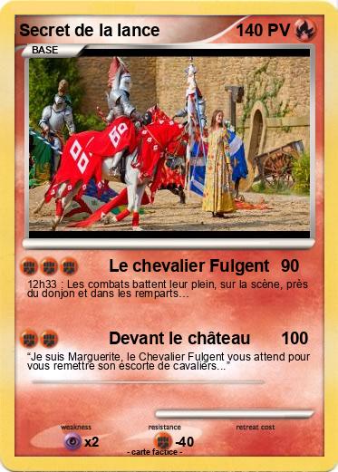 Pokemon Secret de la lance
