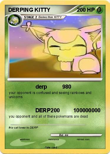 Pokemon DERPING KITTY